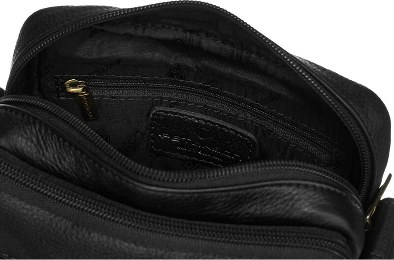 Saszetka męska z naturalnej skóry Peterson PTN 251-NDM