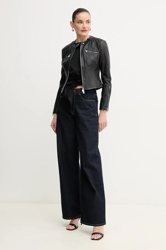 Pinko kurtka skórzana