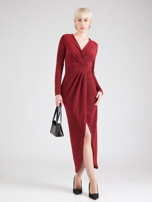 WAL G. Suknia wieczorowa 'VIENESSE' bordowy