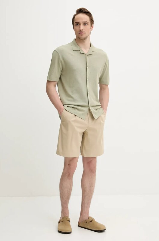 Marc O'Polo koszula z domieszką lnu