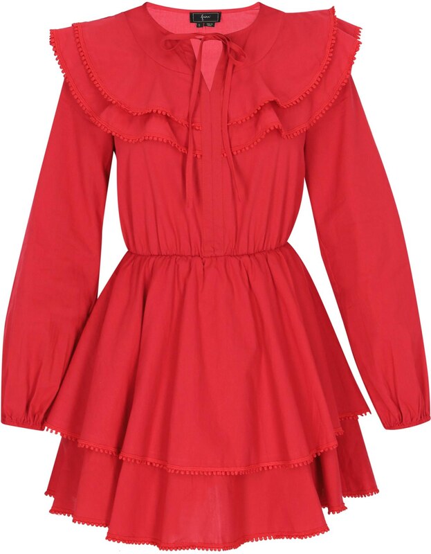 faina Sukienka koktajlowa czerwony