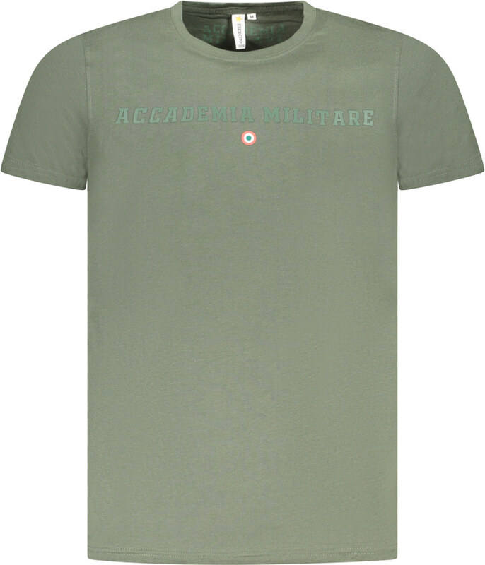ACCADEMIA MILITARE KOSZULKA Z KRÓTKIM RĘKAWEM MILITARY ACADEMY MĘSKA ZIELONA