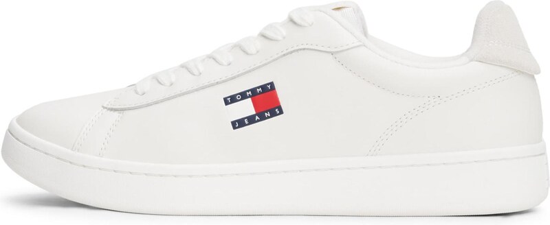 Tommy Jeans Trampki niskie 'ARCHIVE '98' jasny beż / atramentowy / czerwony