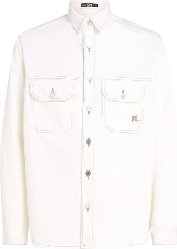 Karl Lagerfeld Koszula kremowy