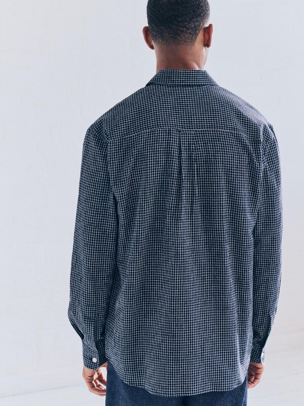 Next Koszula granatowy / biały