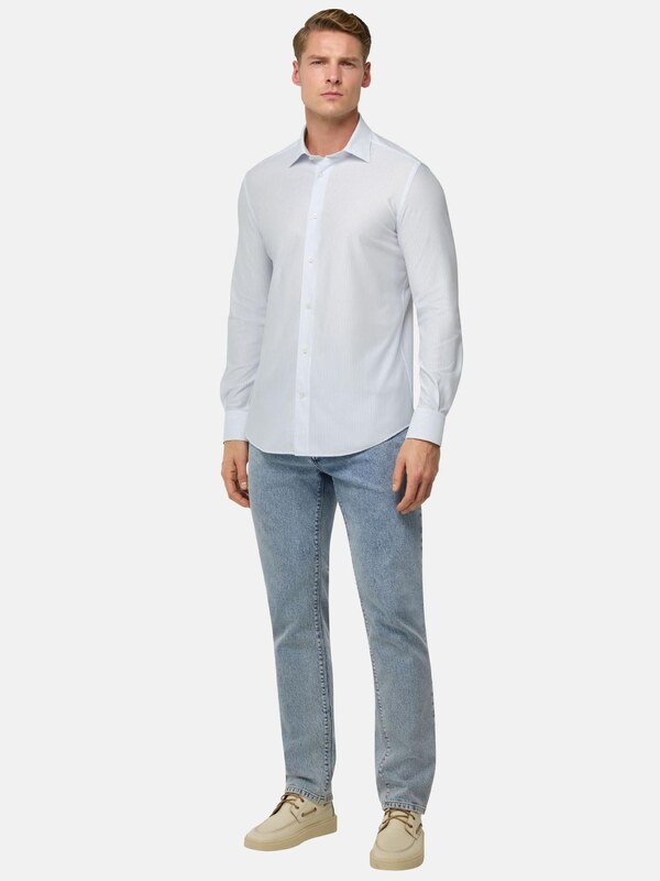 Boggi Milano Koszula jasnoniebieski / biały