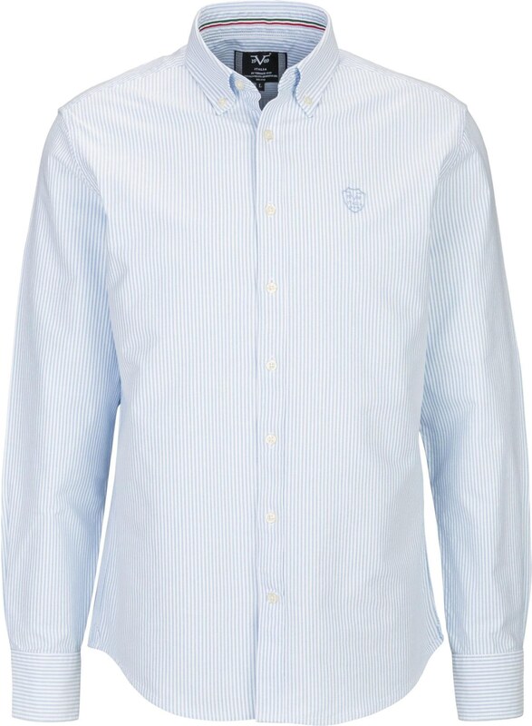 19V69 ITALIA Koszula biznesowa 'Rocco' jasnoniebieski / biały