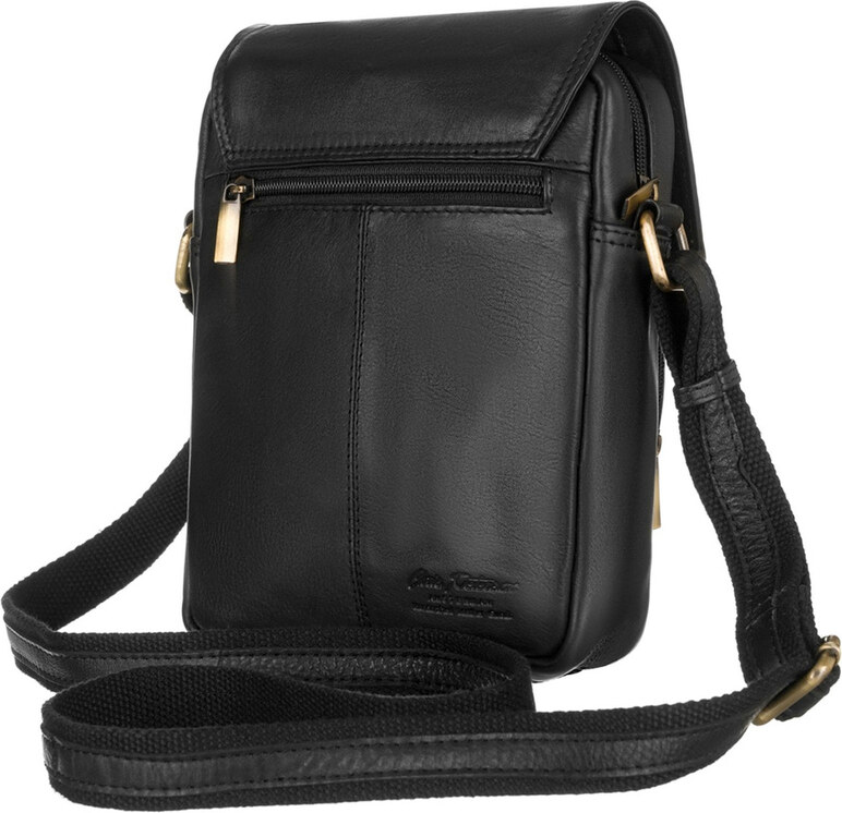 Saszetka męska z naturalnej skóry Peterson PTN 372-NDM