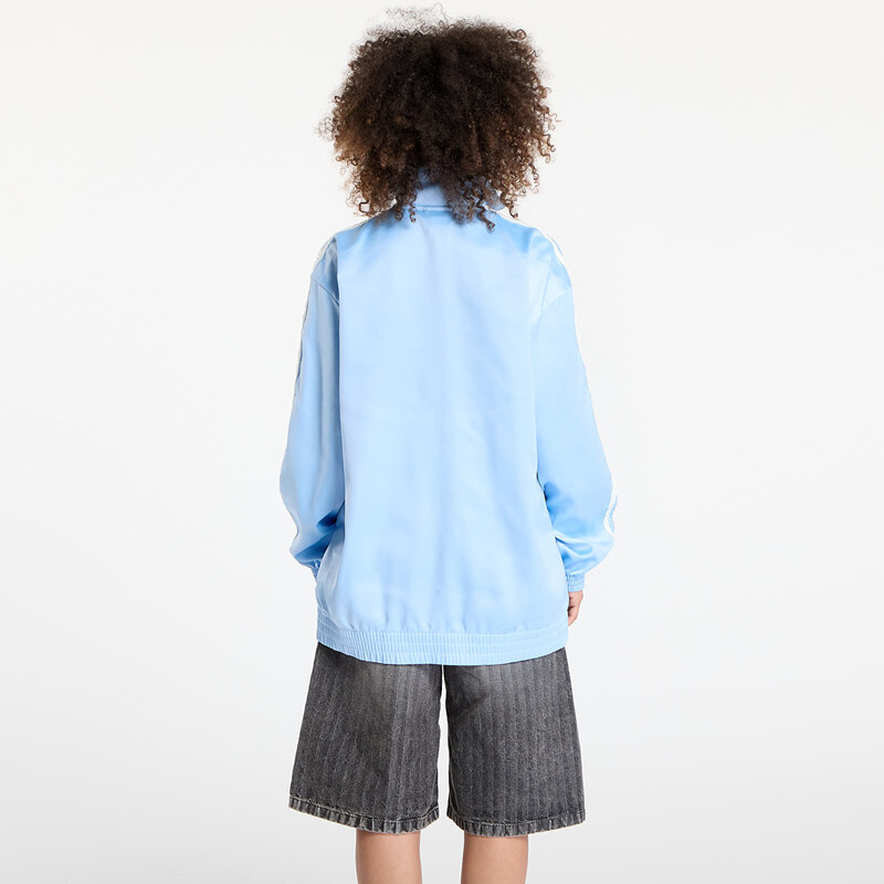 Kurtka adidas Originals Satin Firebird Track Top Ruffle 3-Stripes Clear Sky XXS