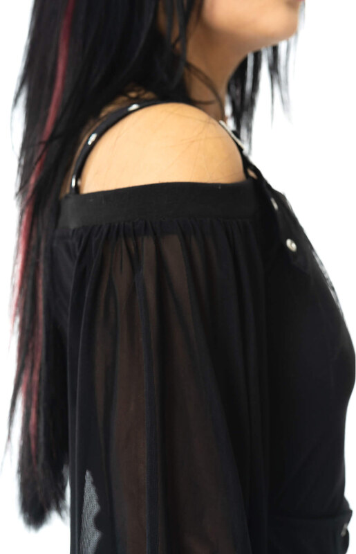 Damska koszulka z długim rękawem (bluzka) POIZEN INDUSTRIES - T-ADLN-B