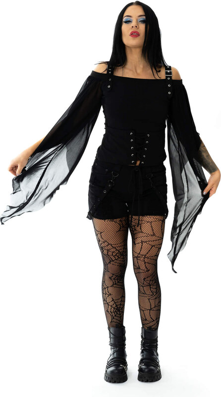 Damska koszulka z długim rękawem (bluzka) POIZEN INDUSTRIES - T-ADLN-B