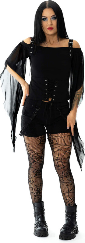 Damska koszulka z długim rękawem (bluzka) POIZEN INDUSTRIES - T-ADLN-B