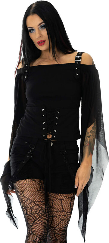 Damska koszulka z długim rękawem (bluzka) POIZEN INDUSTRIES - T-ADLN-B