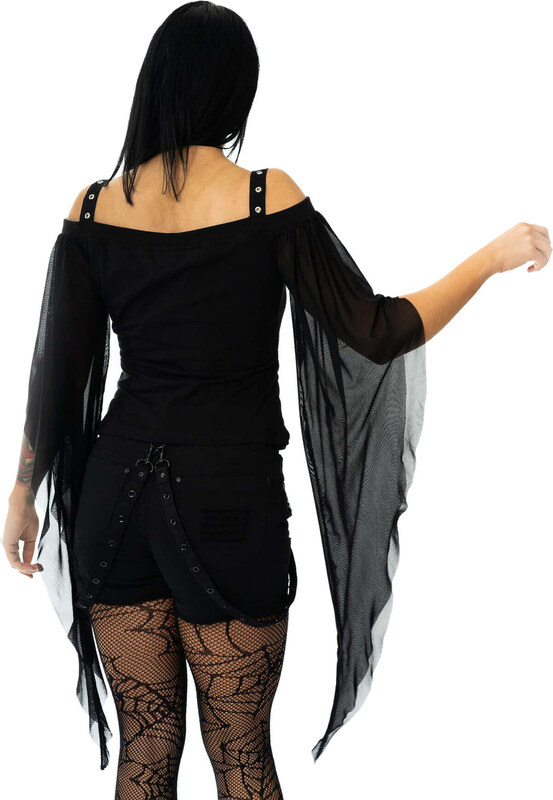 Damska koszulka z długim rękawem (bluzka) POIZEN INDUSTRIES - T-ADLN-B