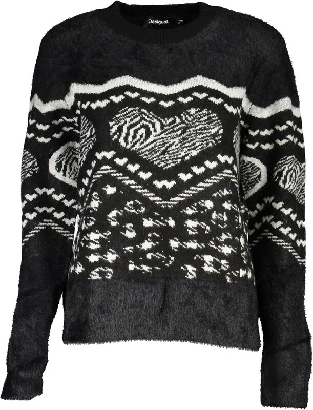 CZARNY SWETER DESIGUAL DAMSKI