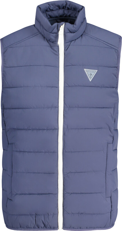 GUESS JEANS kamizelka męska, bezrękawnikE NIEBIESKIE