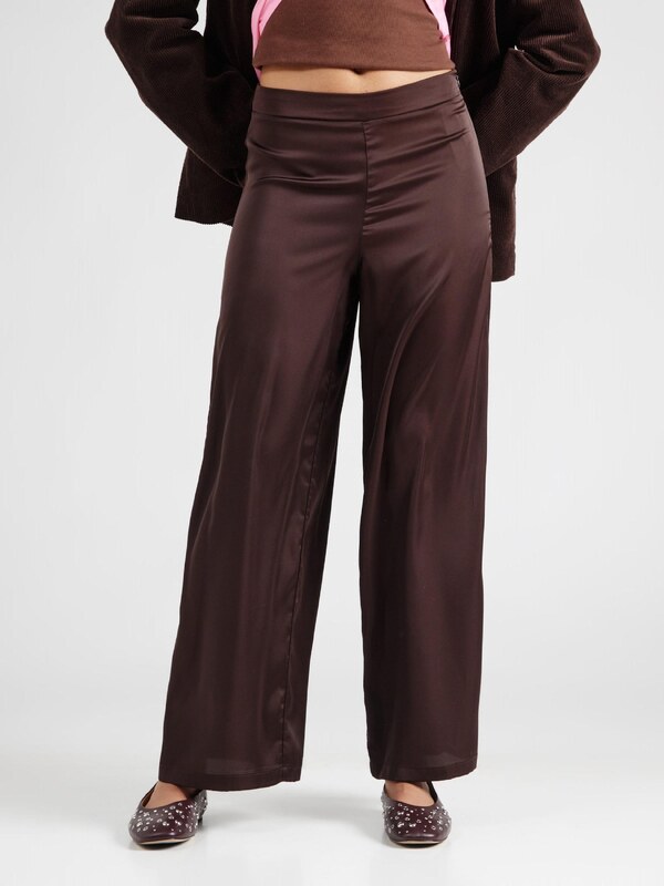 ABOUT YOU Spodnie ciemnobrązowy