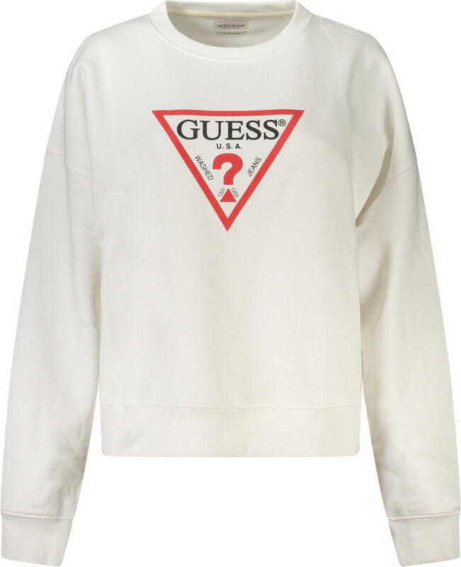 GUESS JEANS BLUZA BEZ ZAMKA DAMSKA BIAŁA