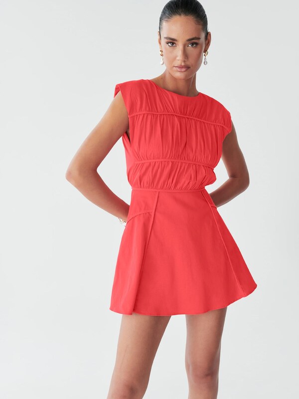 BWLDR Sukienka 'EDENA MINI DRESS' ognistoczerwony