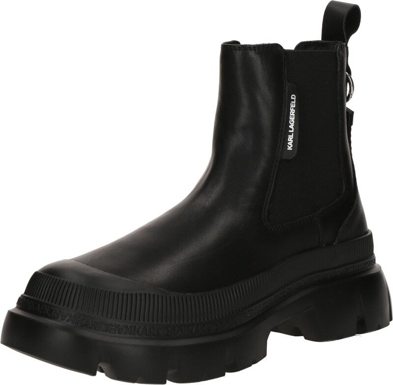Karl Lagerfeld Botki Chelsea czarny