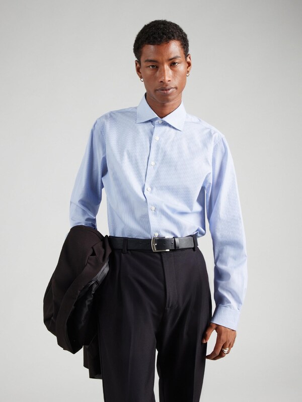 SELECTED Koszula jasnoniebieski / biały