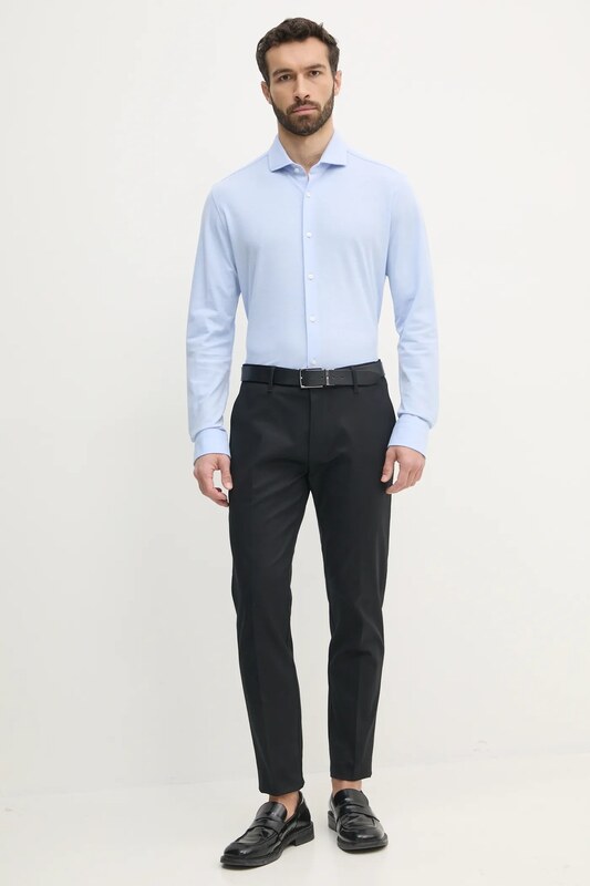 BOSS koszula bawełniana P-HANK-spread-243