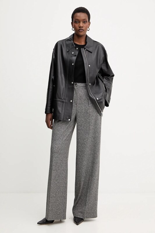 BOSS kurtka skórzana Salaha