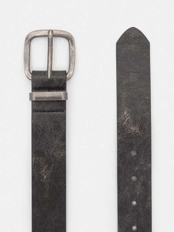 Pull&Bear Pasek czarny