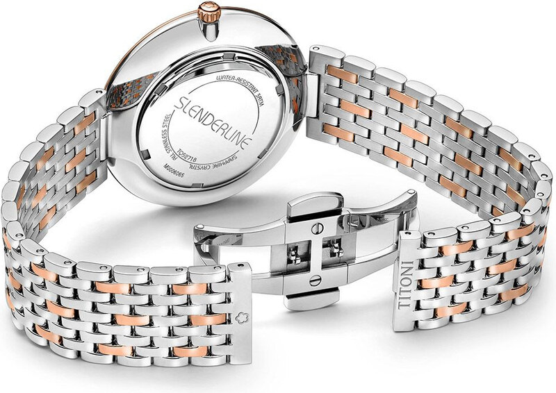 Zegarek TITONI TQ52718SRG606. Kwarcowy, Kolor biały. Mężczyzna.