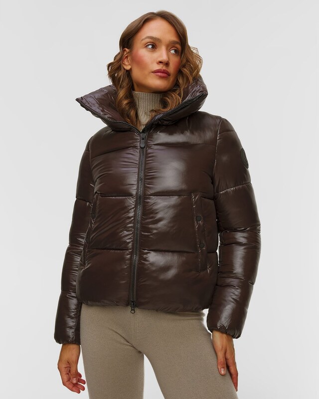 Brązowa Kurtka Damska Save The Duck Isla