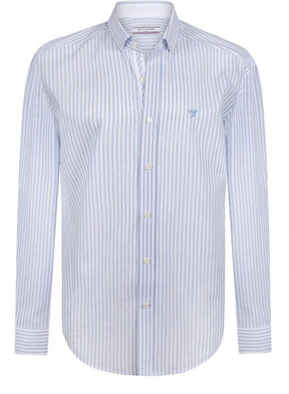 Felix Hardy Koszula jasnoniebieski / naturalna biel