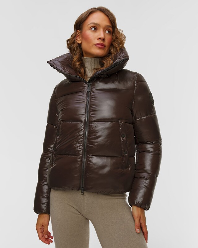 Brązowa Kurtka Damska Save The Duck Isla