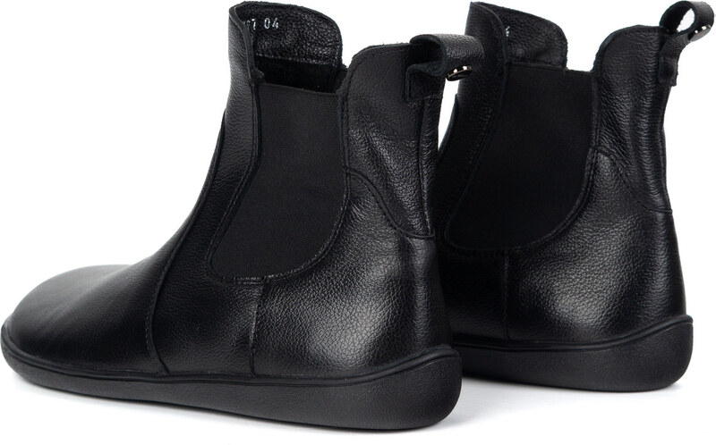 Barefoot damskie sztyblety buty zimowe Olivier 1797POL czarne