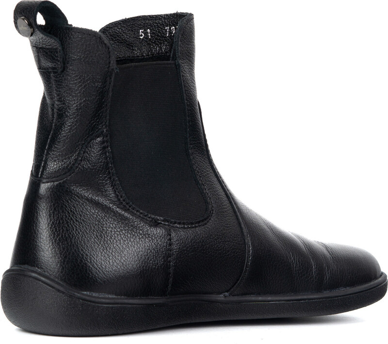 Barefoot damskie sztyblety buty zimowe Olivier 1797POL czarne