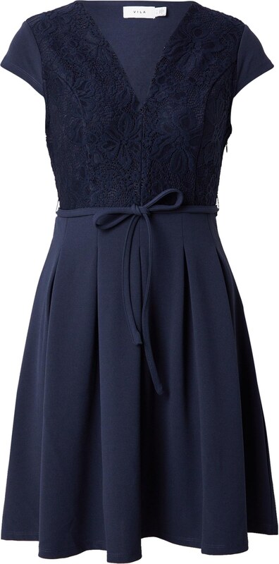 VILA Sukienka ciemny niebieski