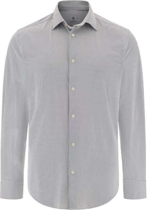 Boggi Milano Koszula szary / antracytowy