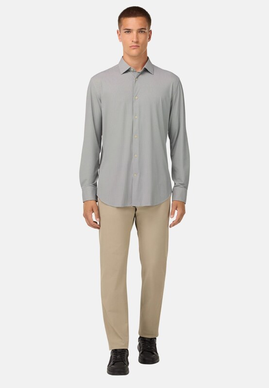 Boggi Milano Koszula szary / antracytowy