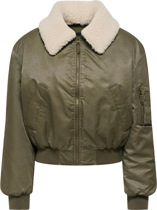 ONLY Kurtka przejściowa 'ONLSuri' beżowy / oliwkowy