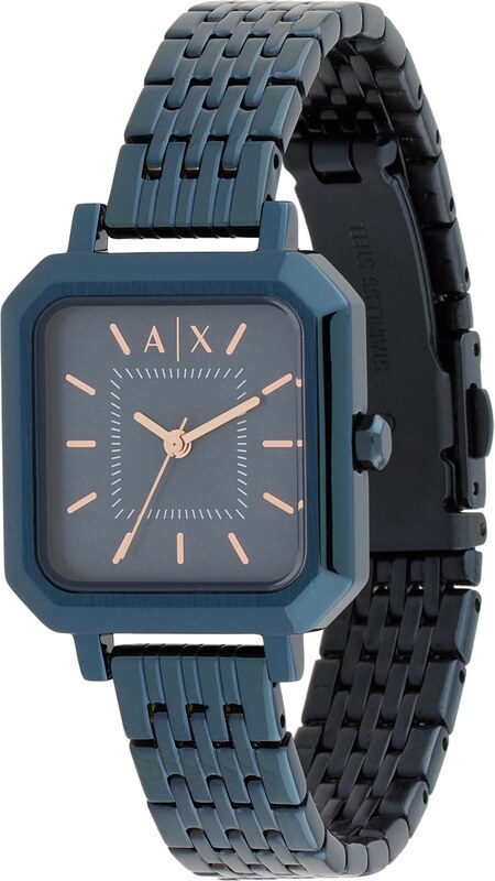 ARMANI EXCHANGE Zegarek analogowy granatowy / złoty
