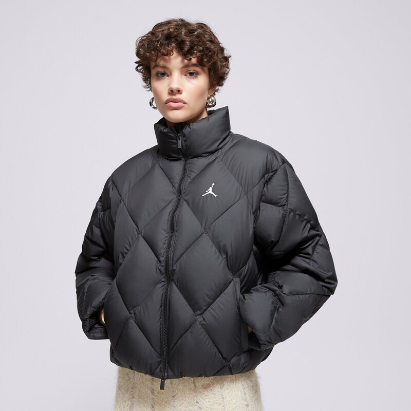 Jordan Kurtka W J Brk Puffer Qlt Damskie Odzież Kurtki zimowe HV0417-010 Czarny