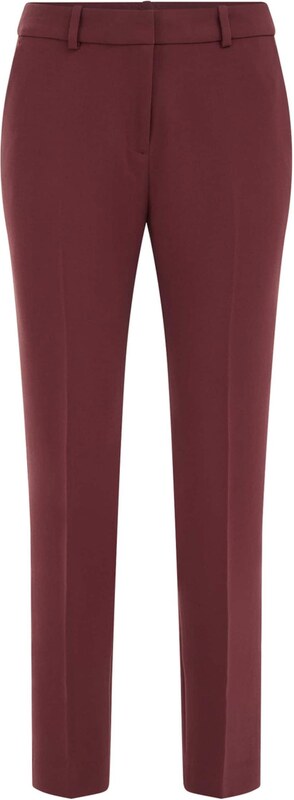 WE Fashion Spodnie ciemnoczerwony