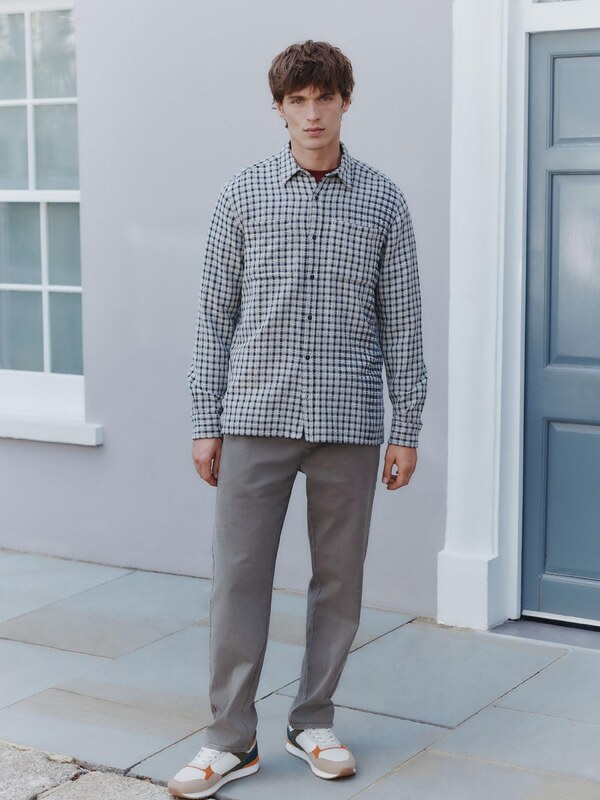 Next Koszula atramentowy / biały