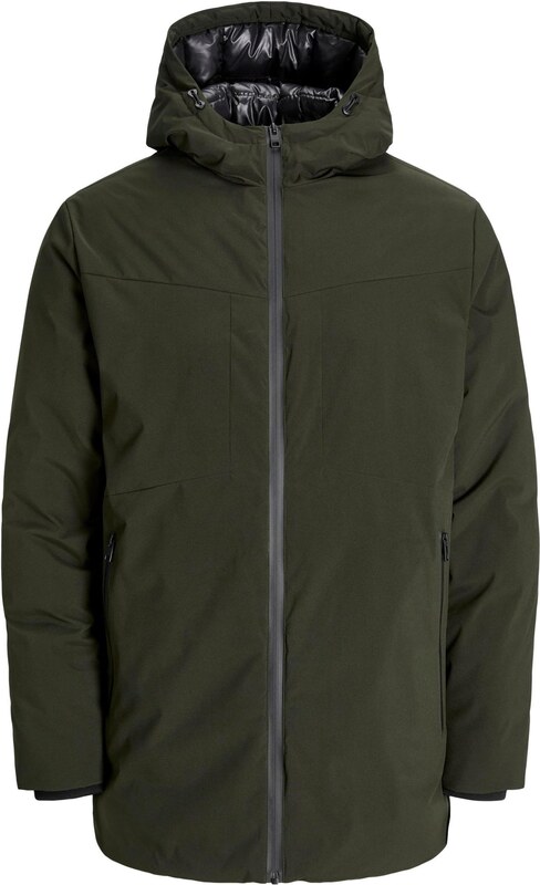 JACK & JONES Parka zimowa 'JWHPlanet' ciemnozielony