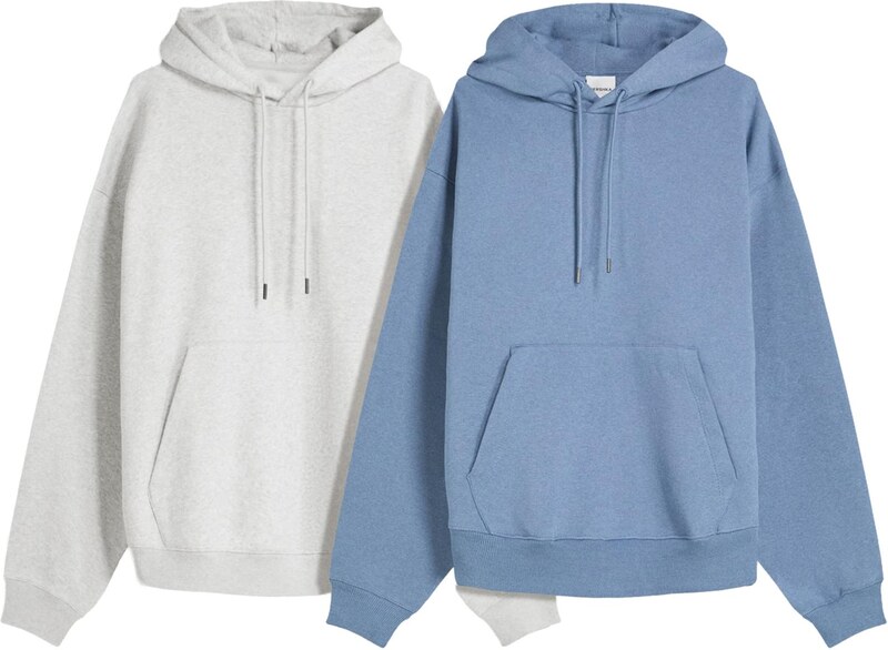 Bershka Bluzka sportowa atramentowy / nakrapiany szary