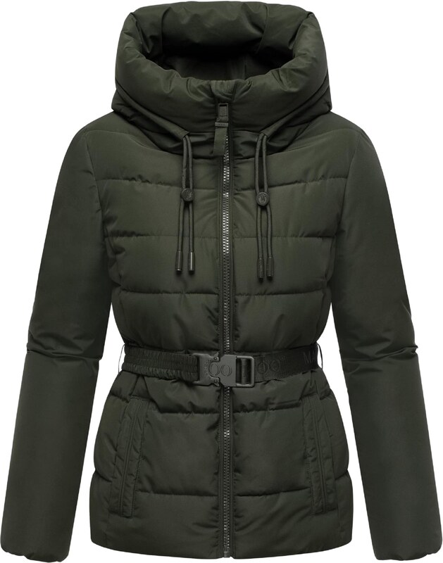 MARIKOO Kurtka zimowa 'Himee 16' ciemnozielony