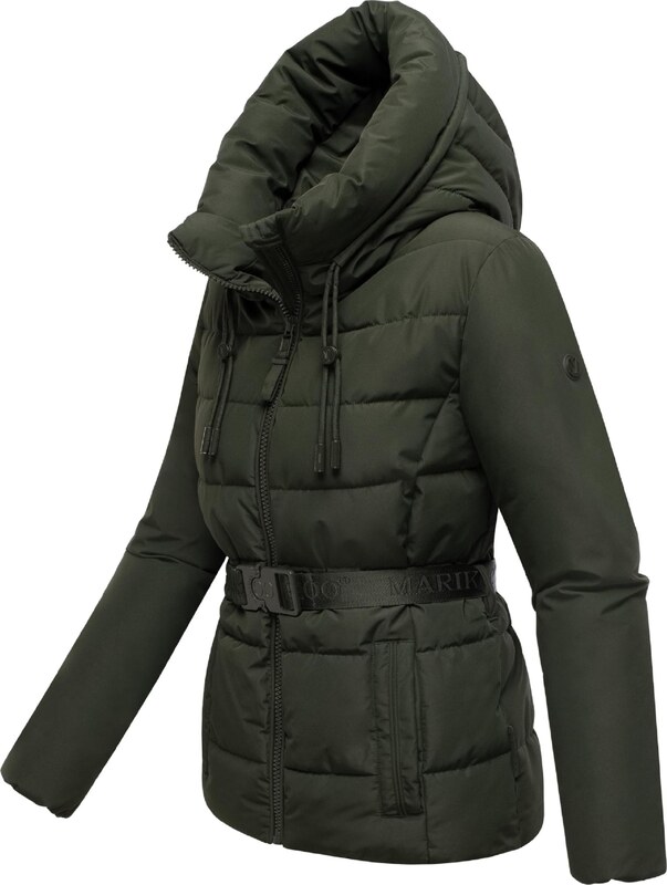 MARIKOO Kurtka zimowa 'Himee 16' ciemnozielony