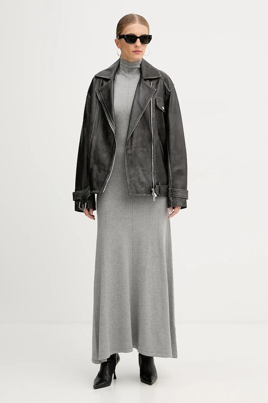 Pinko ramoneska skórzana