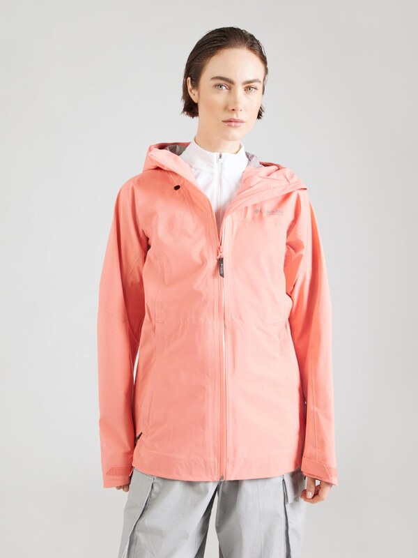 COLUMBIA Kurtka outdoor 'Northwest Explorer' pastelowa czerwień / srebrny