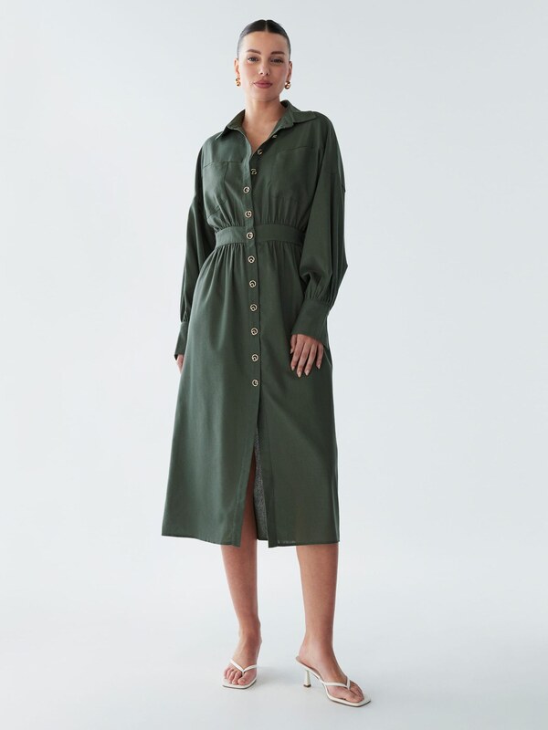 BWLDR Sukienka koszulowa 'Lola' nefryt