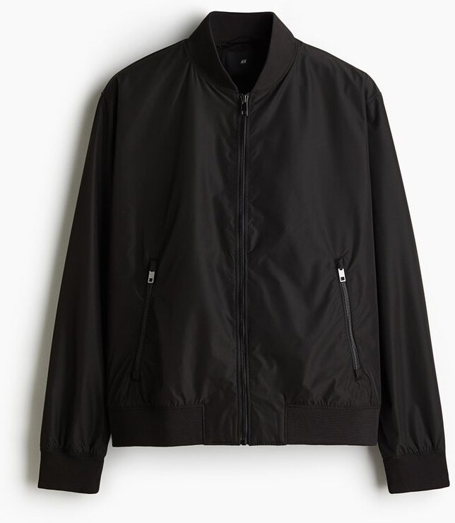 H&M - Lekka kurtka bomberka Regular Fit - Czarny